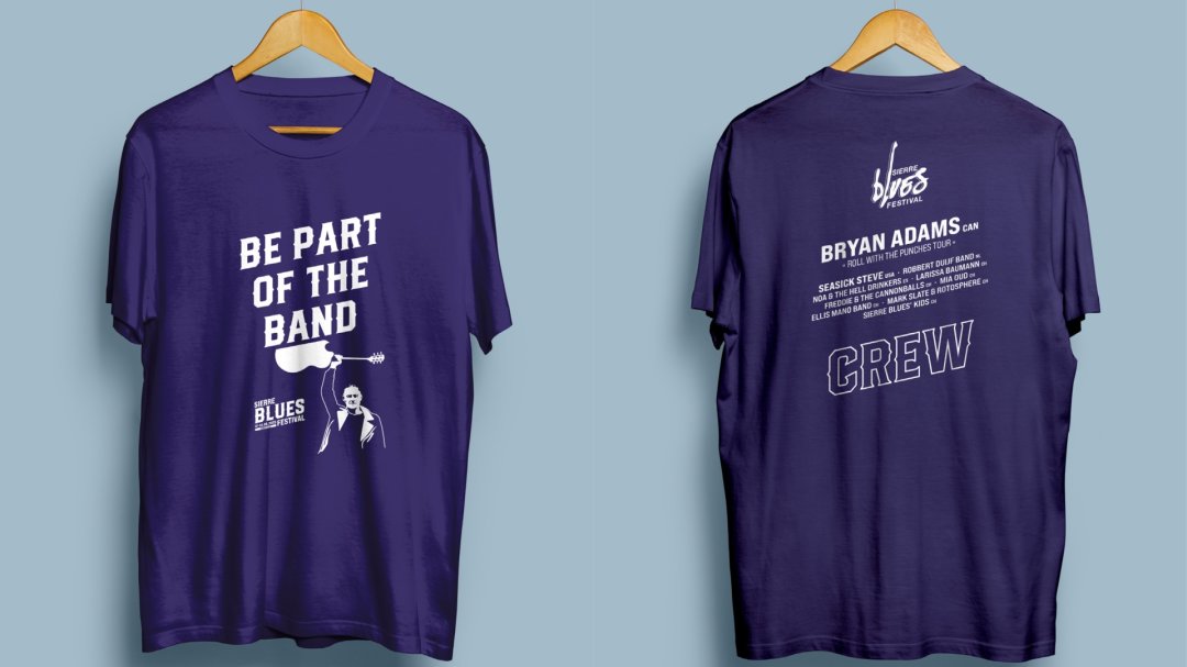 T-shirt Crew Sierre Blues Festival 2025